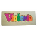 Personalized Wooden Puzzle Dynamic Style "Bright colors"